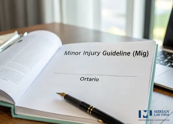 What is the Minor Injury Guideline (MIG) in Ontario?